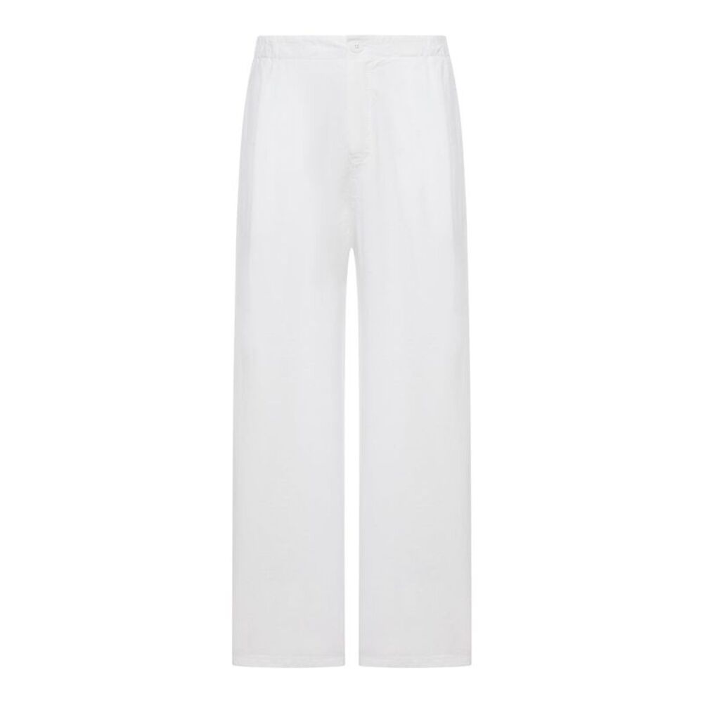 Transit Men Wide-Leg Linen Blend Trousers